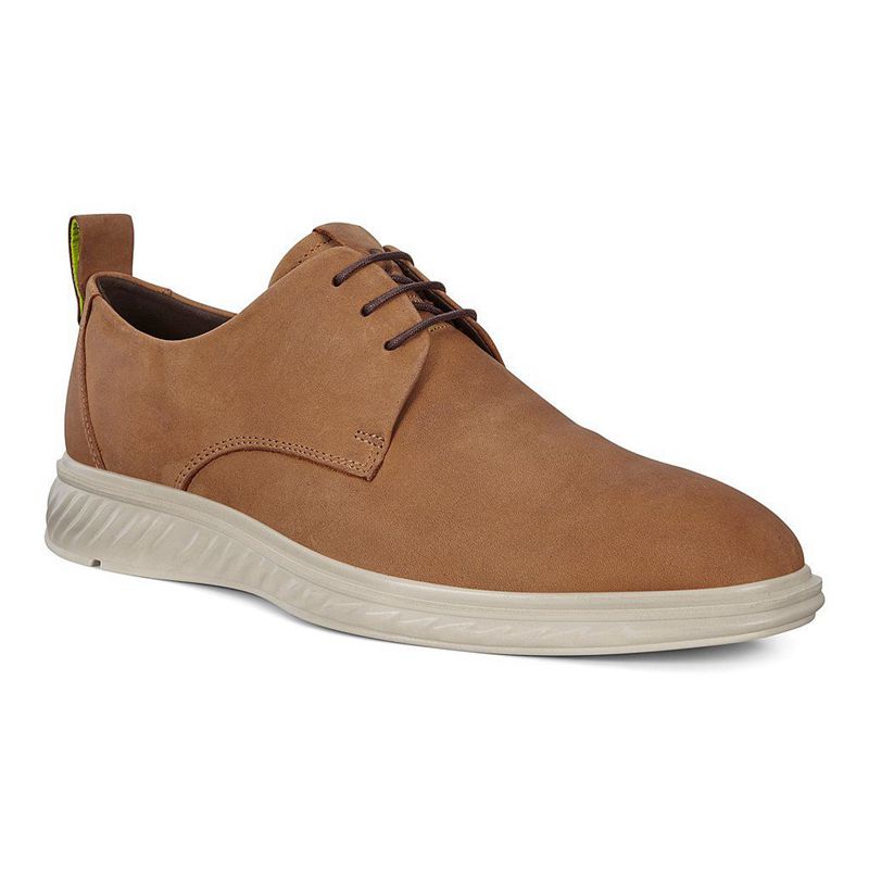 Zapatos Con Cordones Ecco St.1 Hybrid Lite Para Hombre,Marrones,984562-JVF